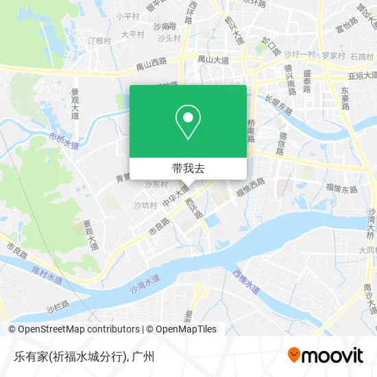 乐有家(祈福水城分行)地图