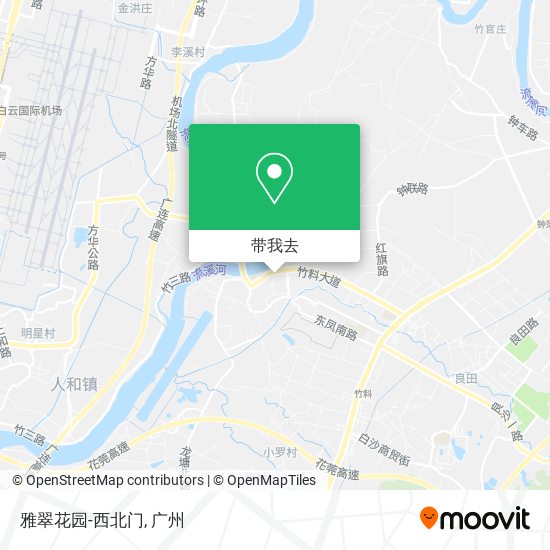 雅翠花园-西北门地图