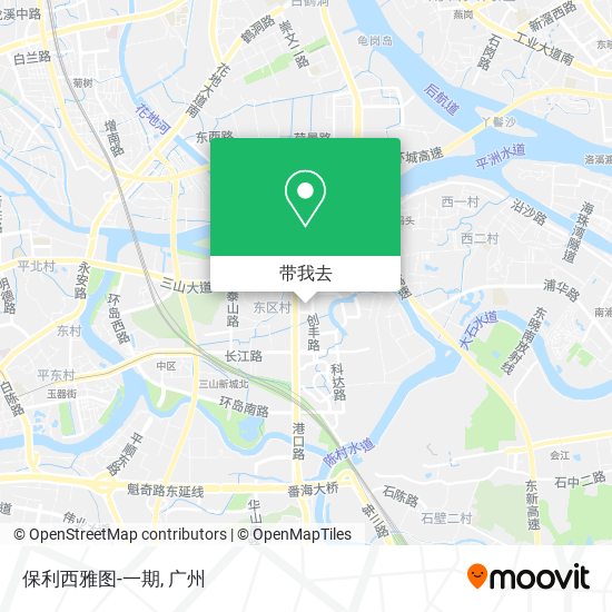保利西雅图-一期地图
