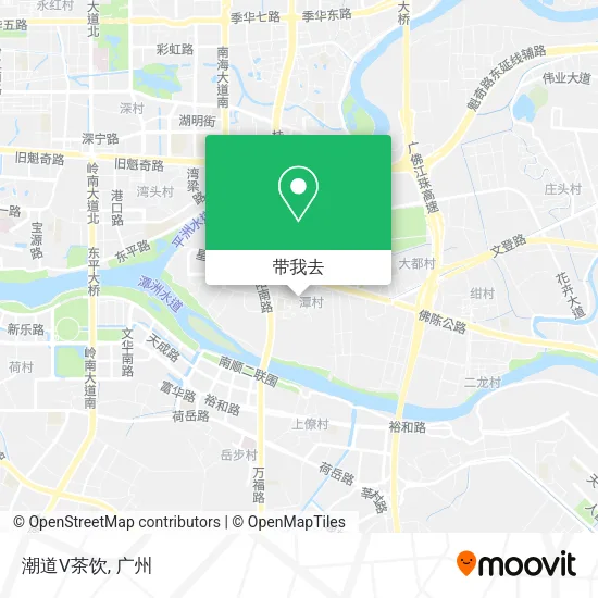 潮道V茶饮地图