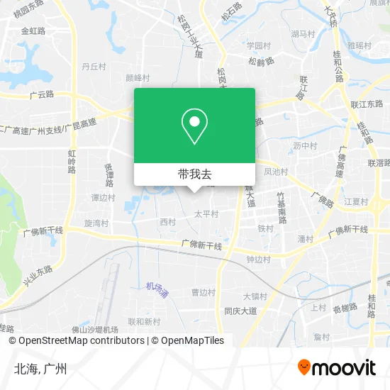 北海地图