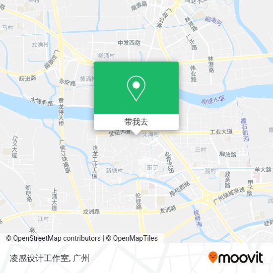 凌感设计工作室地图