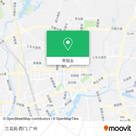 兰花苑-西门地图