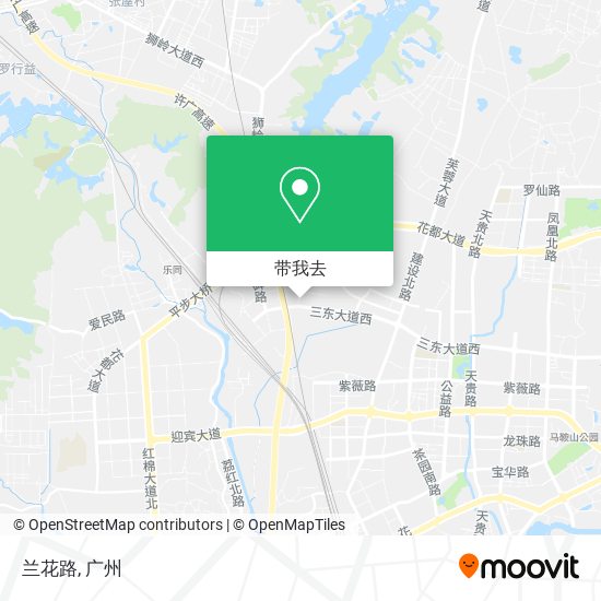 兰花路地图