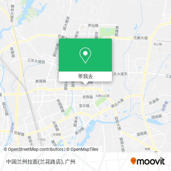 中国兰州拉面(兰花路店)地图