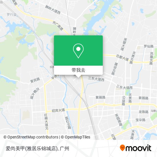 爱尚美甲(雅居乐锦城店)地图
