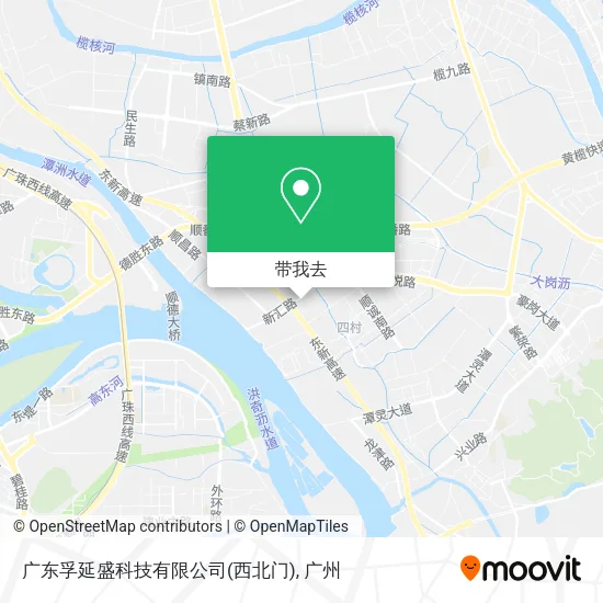 广东孚延盛科技有限公司(西北门)地图