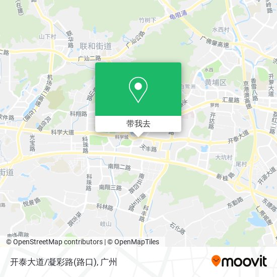 开泰大道/凝彩路(路口)地图