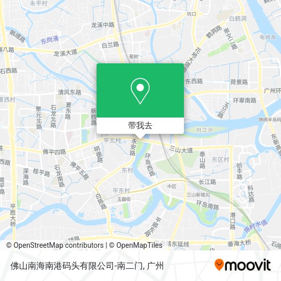 佛山南海南港码头有限公司-南二门地图