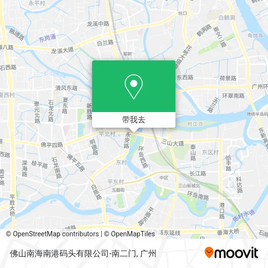 佛山南海南港码头有限公司-南二门地图