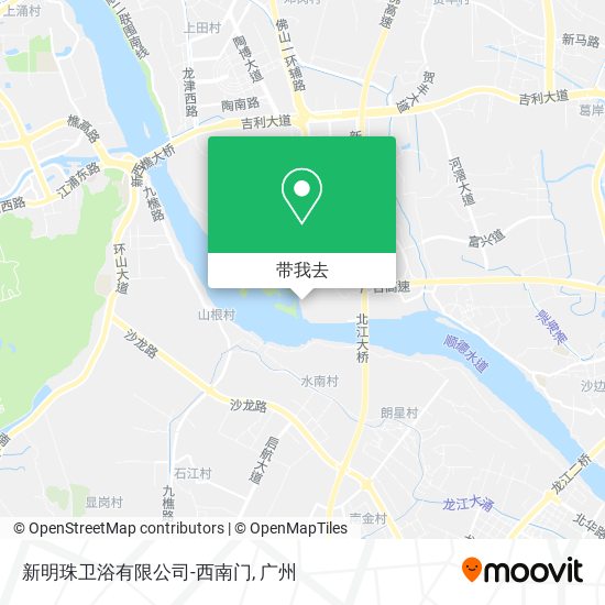 新明珠卫浴有限公司-西南门地图