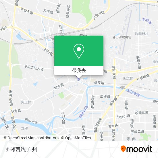 外滩西路地图
