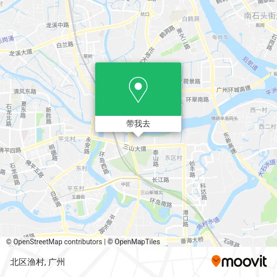 北区渔村地图