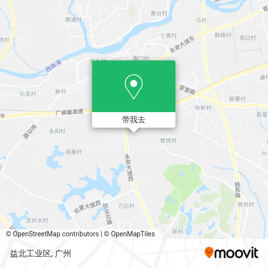 益北工业区地图