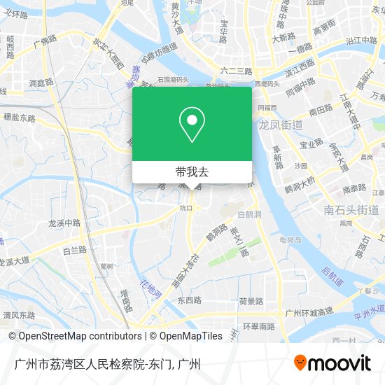 广州市荔湾区人民检察院-东门地图