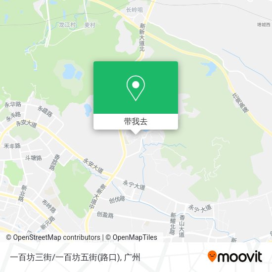 一百坊三街/一百坊五街(路口)地图
