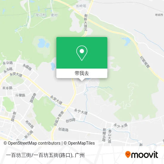 一百坊三街/一百坊五街(路口)地图