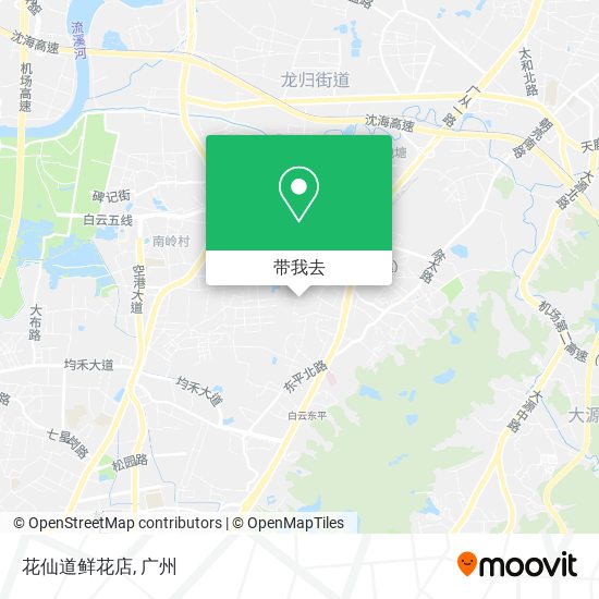 花仙道鲜花店地图