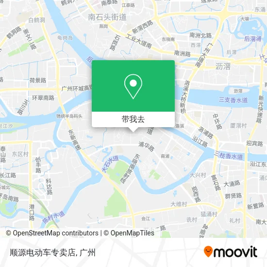 顺源电动车专卖店地图