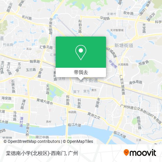 棠德南小学(北校区)-西南门地图