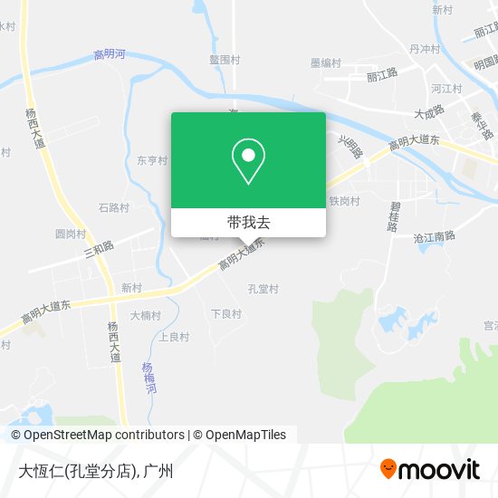 大恆仁(孔堂分店)地图
