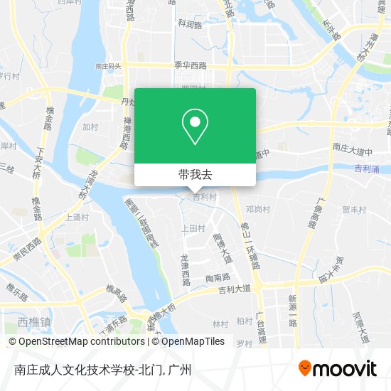 南庄成人文化技术学校-北门地图