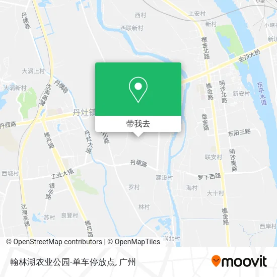 翰林湖农业公园-单车停放点地图