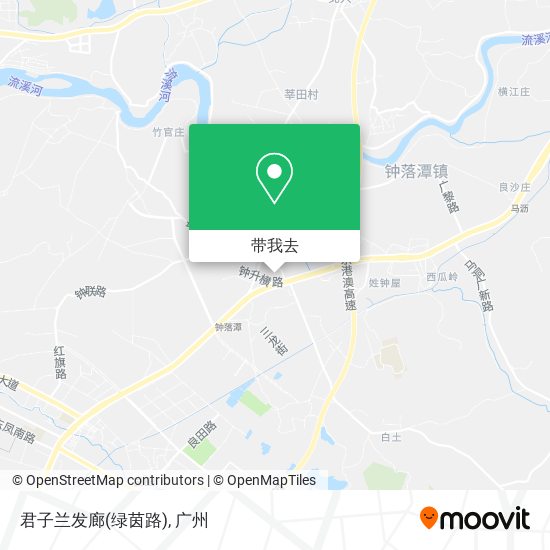 君子兰发廊(绿茵路)地图