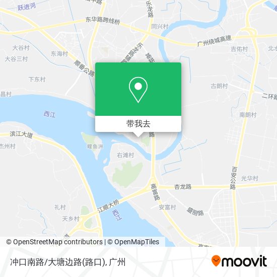 冲口南路/大塘边路(路口)地图