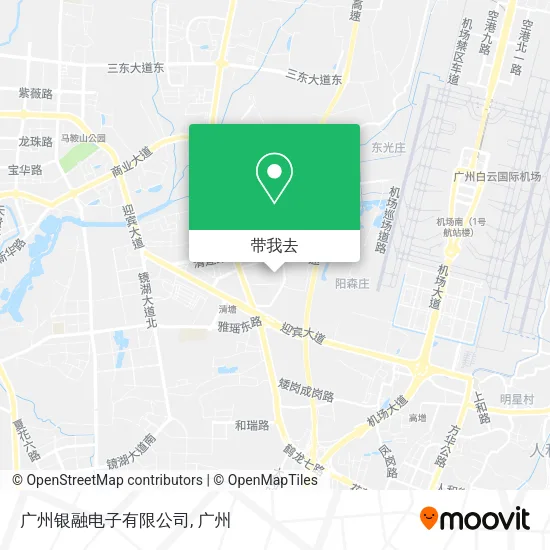 广州银融电子有限公司地图