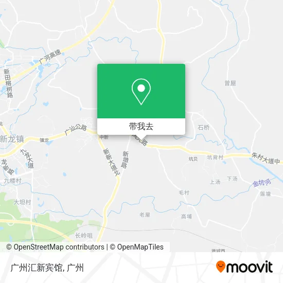 广州汇新宾馆地图