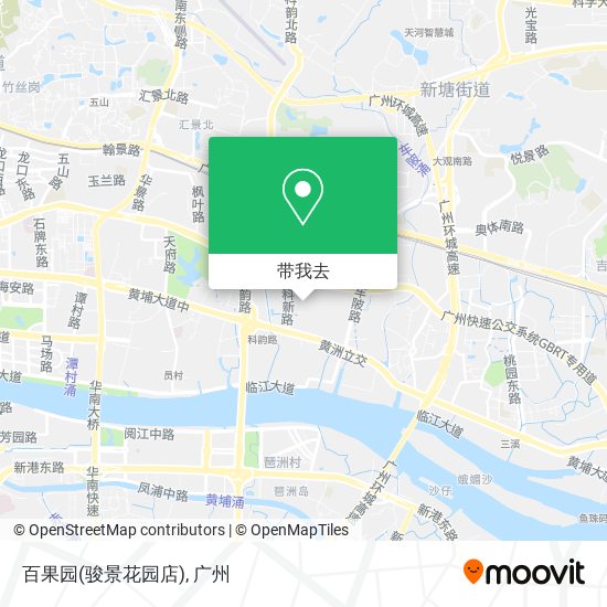 百果园(骏景花园店)地图