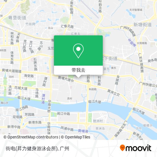 街电(昇力健身游泳会所)地图