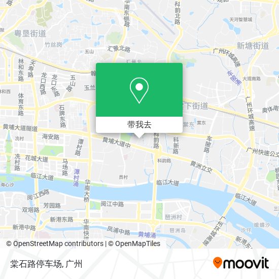 棠石路停车场地图
