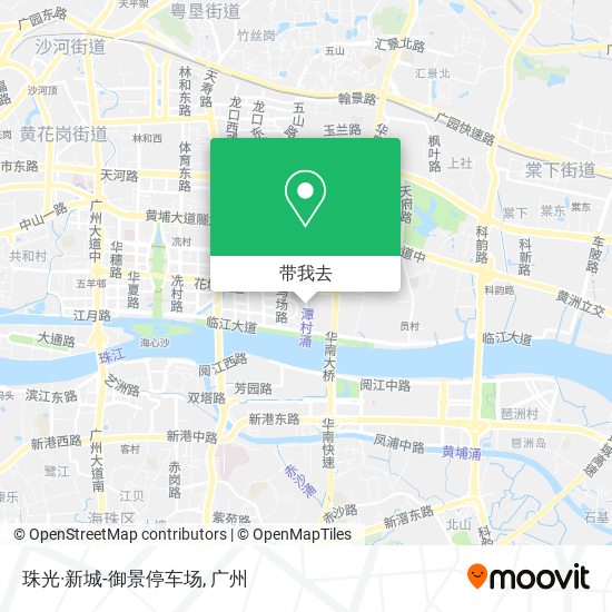 珠光·新城-御景停车场地图