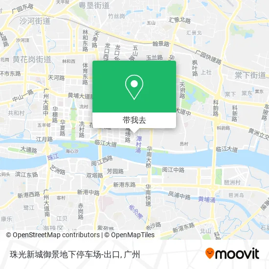 珠光新城御景地下停车场-出口地图