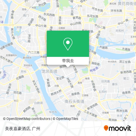 美夜嘉豪酒店地图