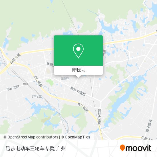 迅步电动车三轮车专卖地图