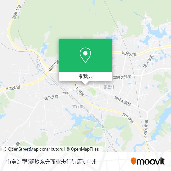审美造型(狮岭东升商业步行街店)地图