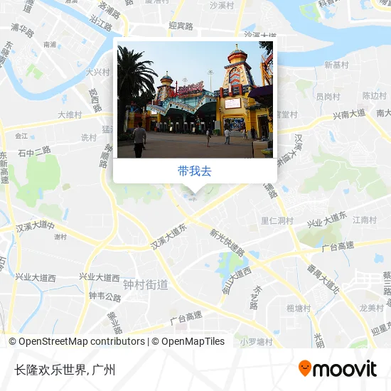 长隆欢乐世界地图