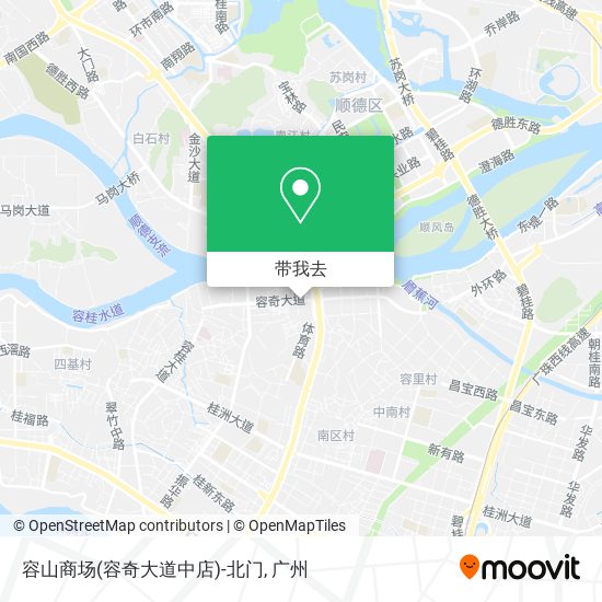 容山商场(容奇大道中店)-北门地图