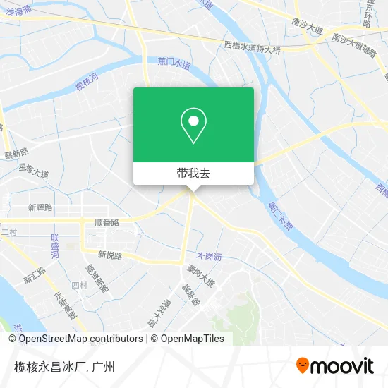 榄核永昌冰厂地图