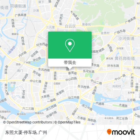 东照大厦-停车场地图