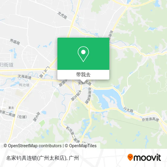 名家钓具连锁(广州太和店)地图