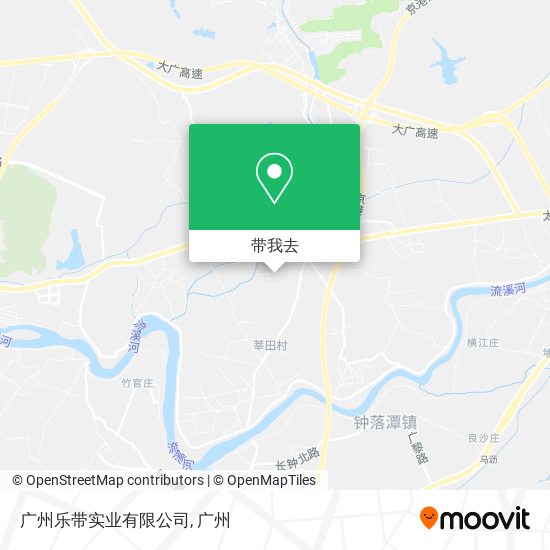 广州乐带实业有限公司地图