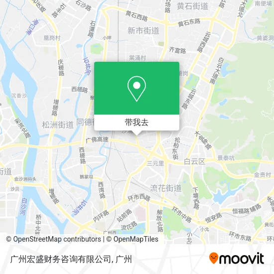 广州宏盛财务咨询有限公司地图