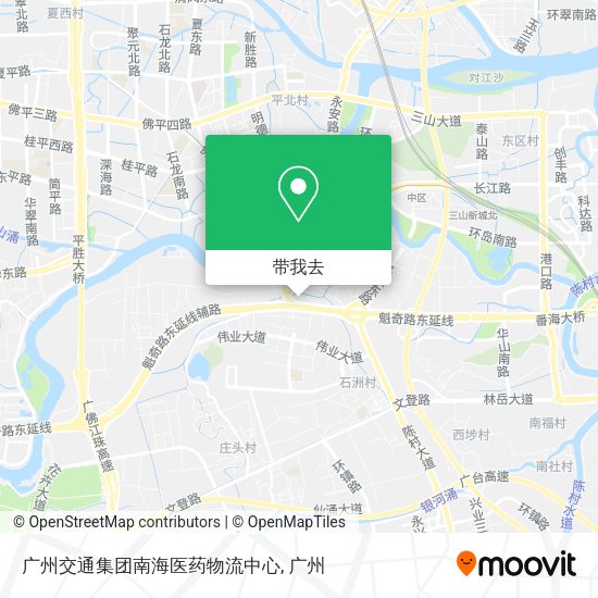 广州交通集团南海医药物流中心地图