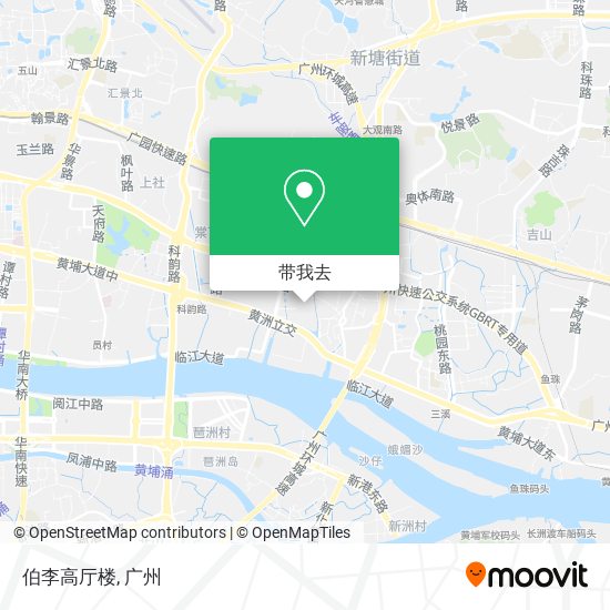 伯李高厅楼地图