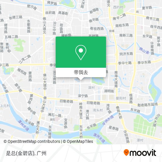 是总(金碧店)地图