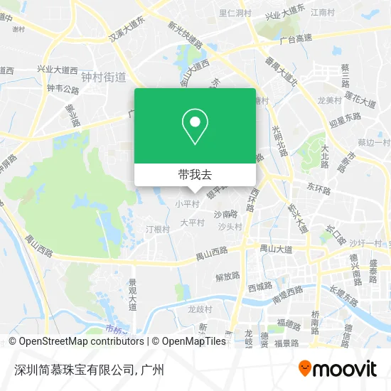 深圳简慕珠宝有限公司地图